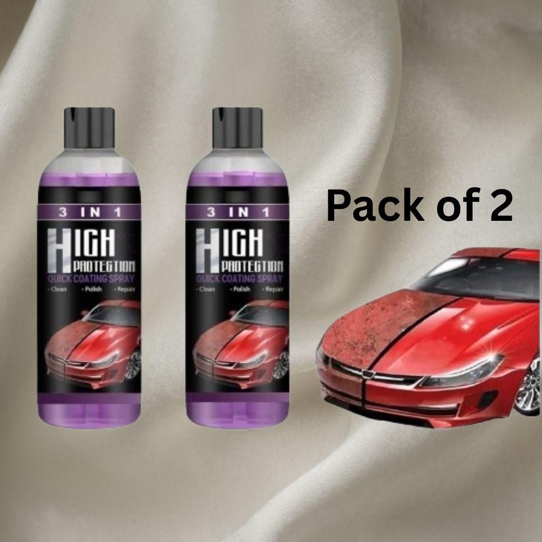 3 in 1 High Protection Coating Spray (Pack of 2)
